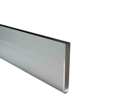 Panel przemysłowy, aluminiowy do bramy Crawford typ 342, L=3050mm, H=500mm, Silver Metalic (stary typ)