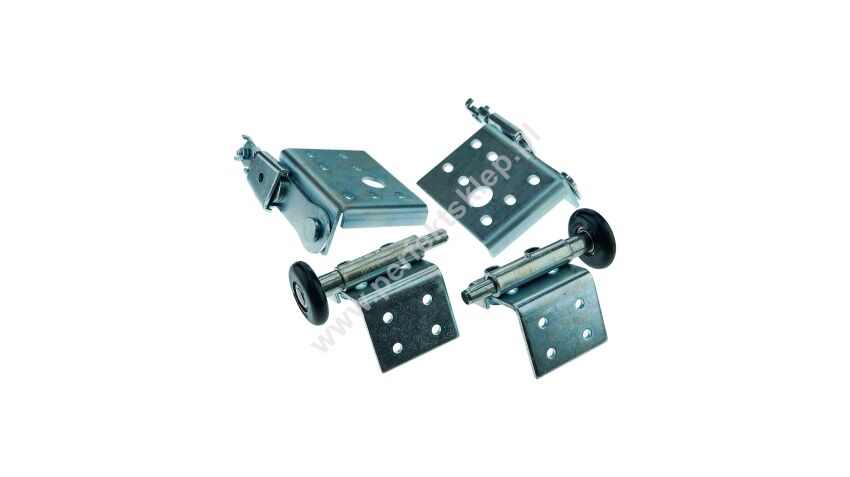 Uchwyty dolne lin nośnych typu 3S komplet do bram Crawford Assa Abloy nr kat. Q000509