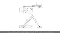 Samozamykacz ECO Schulte TS-11 z ramieniem standardowym nr kat. 5030006173 - rysunek techniczny (wymiary)