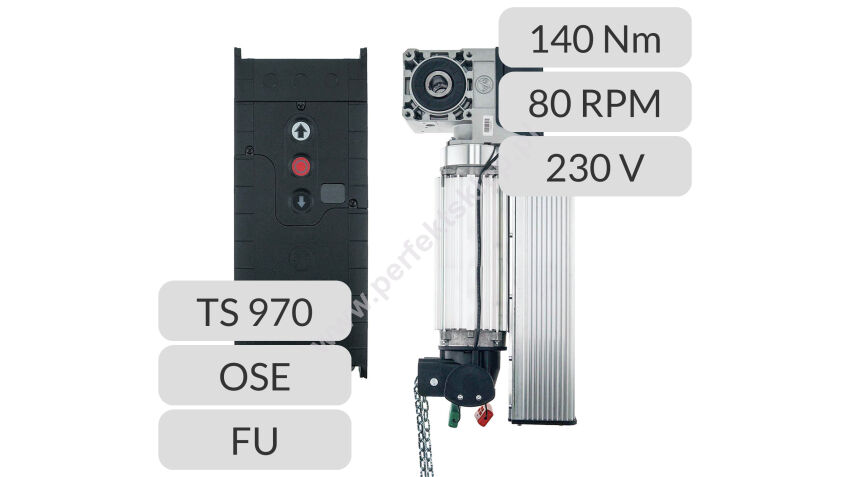 Napęd nasadowy SE 14.80-25,40FU DES SK TS 970 OSE Gfa Elektromaten nr kat. 10004010  ZESTAW AUTOMAT