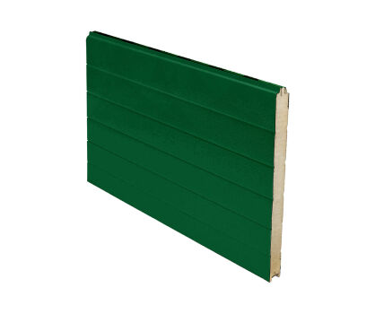 Panel przemysłowy symetryczny H=610 RAL 6005/9010 Tecsedo cena metra bieżącego