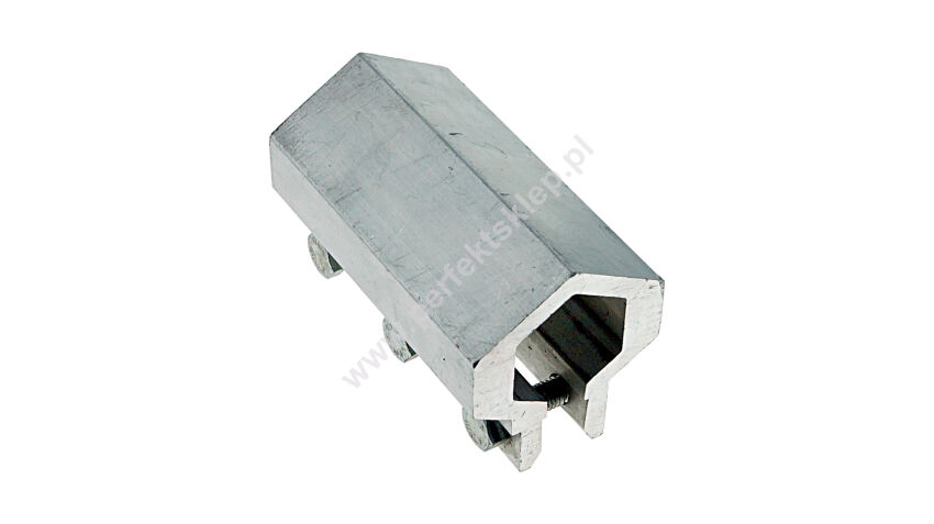 Łącznik wału L=100mm nieregulowany aluminiowy 3 śruby wał HEX typ Crawford nr kat. K058708