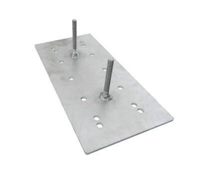 Płyta montażowa prosta do odbojnicy gumowej 250mm*500mm PerfektSklep nr kat. 250500PC