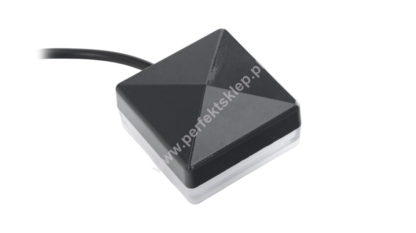 Lampa dekoracyjna słupkowa 60x60 LED 24V DC DTM nr kat. LEDSL6060-RAL7016