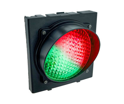 Semafor sygnalizator świetlny LED 24V AC/DC CZERWONO/ZIELONY Apollo Plast Stagnoli nr kat. ASF36L1RV
