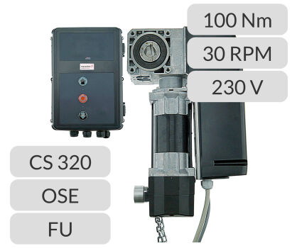 Napęd nasadowy STA 1-10-30-FU KE 230V CS320LCD OSE Marantec nr kat. 197109