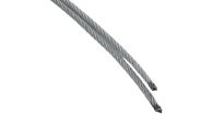 Komplet lin stalowych ocynkowanych 3mm L=4500mm zakończonych oczkiem nr kat. O-3-7x19-4,5