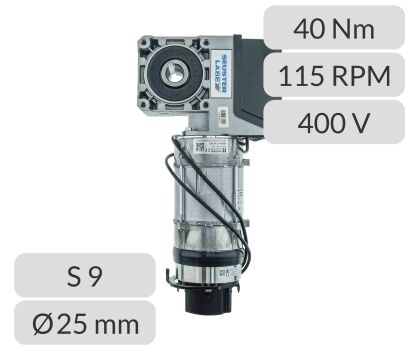 Napęd do bramy szybkobieżnej S9-0,37-115-12-25-50Hz 103VDC DES NHK Gfa Seuster Hormann nr kat. 10002469
