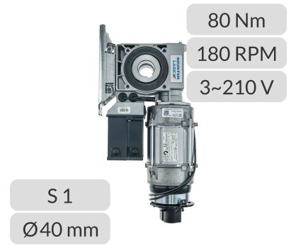 Napęd do bramy szybkobieżnej S1-1,1-180-16-40-100Hz 24VDC DES NHKK Gfa Seuster Hormann nr kat. 018094-4991973
