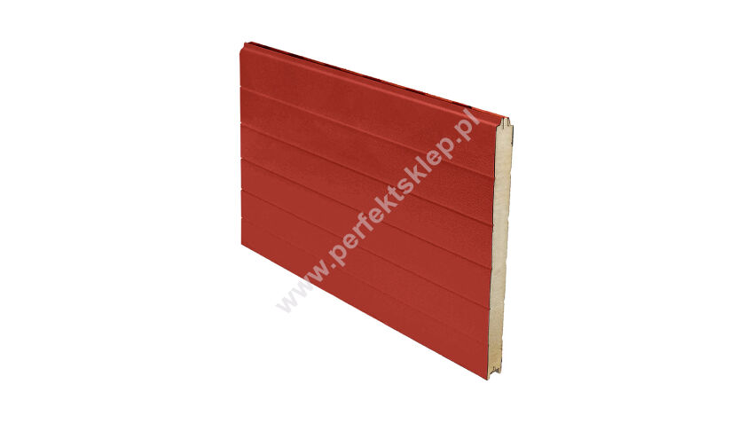 Panel przemysłowy symetryczny H=610 RAL 3000/9010 Tecsedo cena metra bieżącego