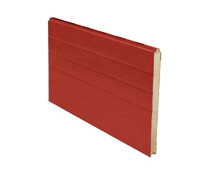 Panel przemysłowy symetryczny H=610 RAL 3000/9010 Tecsedo cena metra bieżącego