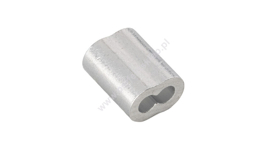 Zacisk liny nośnej 4mm aluminiowy owalny Flexi Force nr kat. 510