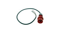 Wtyczka typu PCE 16A 400V 5P 3P+N+E z przewodem 5x1,5mm² L=700mm