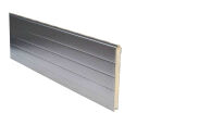 Panel przemysłowy symetryczny 3040*500*40mm RAL 9006/9010 Tecsedo
