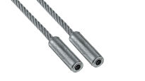 Liny stalowe ocynkowane 4mm L=10000mm typ 440 zestaw do bramy Doco International nr kat. 25115-10