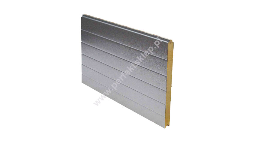 Panel przemysłowy symetryczny 4040*500*40mm RAL 9006/9010 Tecsedo