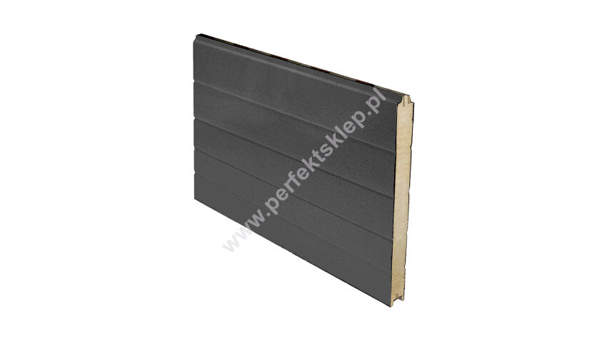 Panel przemysłowy symetryczny 3640*500*40mm RAL 7016/9010 Tecsedo