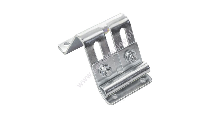 Uchwyt górny 70 ze wspornikiem i obejmą rolki oś 11mm do bram segmentowych Kowal nr kat. 11-161