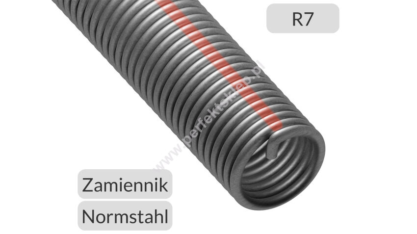 Sprężyna R7 do bramy garażowej Normstahl zamiennik nr kat. 227-R7-Z