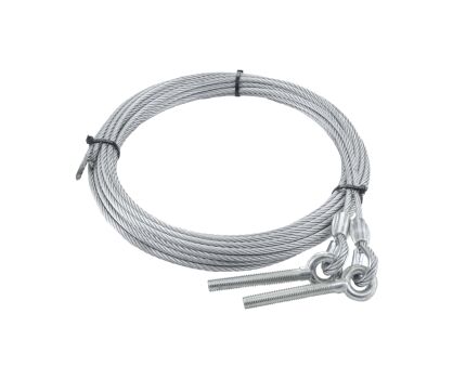 Liny stalowe ocynkowane 4,75mm L=14000mm typ M10 zestaw do bramy Novoferm Alpha Deuren nr kat. K475L14000