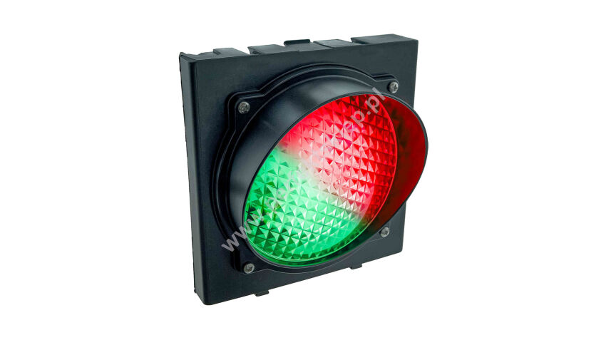 Semafor sygnalizator świetlny LED 230V AC CZERWONO/ZIELONY Apollo Plast Stagnoli nr kat. ASF36L1RV230