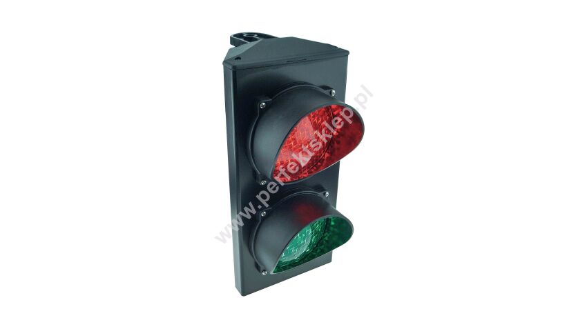 Semafor sygnalizator dwukolorowy 230V AC Ø 124mm z uchwytem montażowym Apollo Stagnoli nr kat. ASF2RV