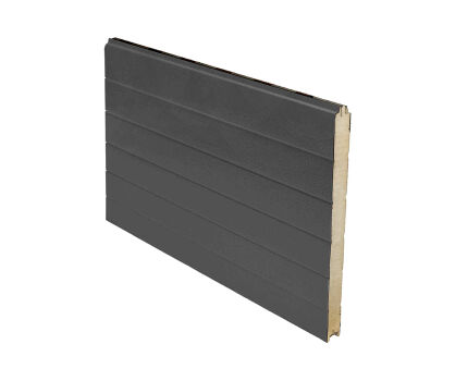 Panel przemysłowy symetryczny 4540*610*40mm RAL 7016/9010 Tecsedo