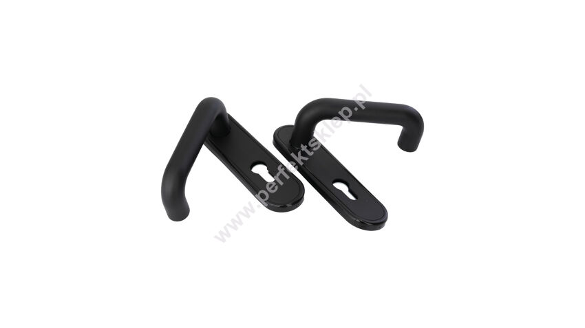 Klamka z szyldem o rozstawie 72mm ECO Schulte nr kat. 5030021517