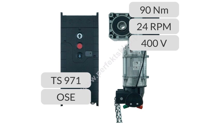 Napęd nasadowy SE 9.24-25,40 DES SK TS 971 OSE Gfa Elektromaten nr kat. 14401122971 ZESTAW AUTOMAT


