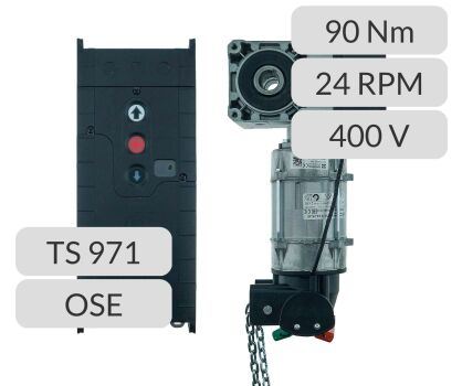 Napęd nasadowy SE 9.24-25,40 DES SK TS 971 OSE Gfa Elektromaten nr kat. 14401122971 ZESTAW AUTOMAT