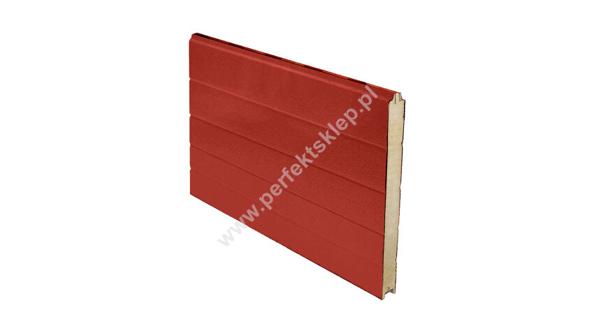 Panel przemysłowy symetryczny 5040*500*40mm RAL 3000/9010 Tecsedo