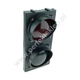 Semafor sygnalizator świetlny LED 24V AC/DC CZERWONY + ZIELONY Apollo Plast Stagnoli