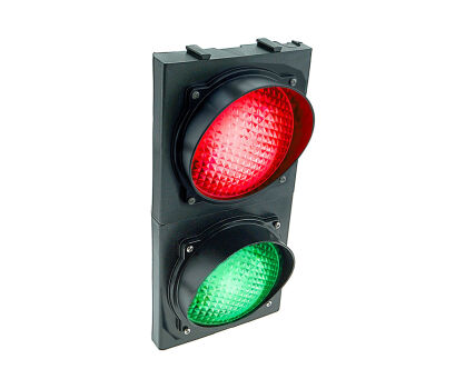 Semafor sygnalizator świetlny LED 24V AC/DC CZERWONY + ZIELONY Apollo Plast Stagnoli