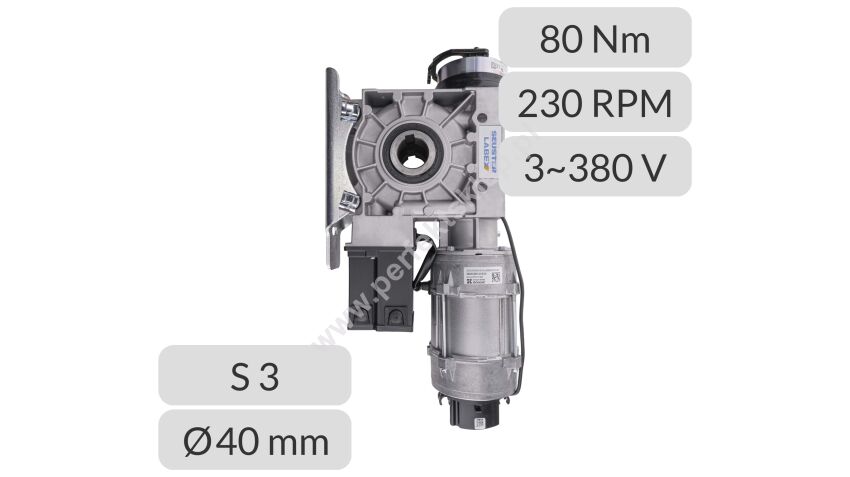 Napęd do bramy szybkobieżnej S3.1-0,9-230-12-40-100Hz 24VDC DES NHKK Gfa Hormann Seuster nr kat. 023140