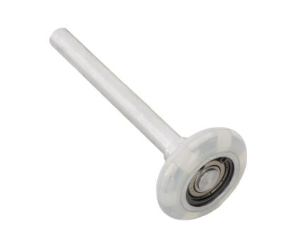 Rolka bieżna cicha 46mm oś-trzpień 11mm L=119mm łożysko precyzyjne 6000ZZ Flexi Force nr kat. 574B