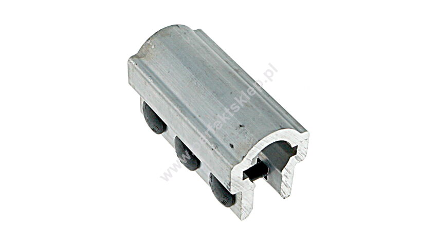 Łącznik wału L=90mm nieregulowany aluminiowy 3 śruby wał 25,4mm (1