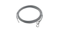 Komplet lin stalowych ocynkowanych 3mm L=3500mm zakończonych oczkiem nr kat. O-3-6x19-3,5