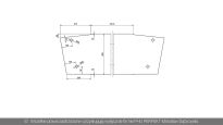 Górne poszycie boczne 500mmx3500mm czarne Hormann nr kat. 40859