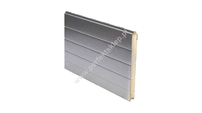 Panel przemysłowy symetryczny 3640*500*40mm RAL 9006/9010 Tecsedo