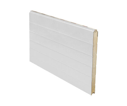 Panel przemysłowy symetryczny 3640*610*40mm RAL 9010/9010 Tecsedo