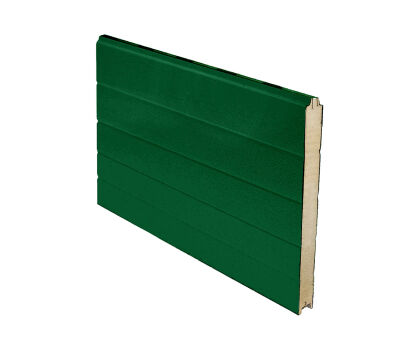 Panel przemysłowy symetryczny H=500 RAL 6005/9010 Tecsedo cena metra bieżącego