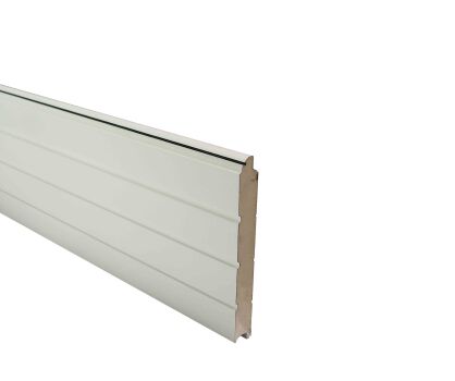 Panel przemysłowy do bram Hormann SPU 40 / SPU F42, 5040*500mm, RAL 9002/9002, segment modułowy bez otworów