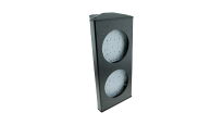 Semafor sygnalizator dwukolorowy LED 24V AC/DC Ø 124mm z uchwytem montażowym Apollo Stagnoli nr kat. ASF25L2RV