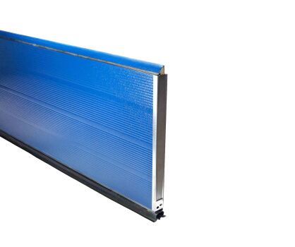 Panel przemysłowy do bramy Crawford typ 542, 4040*600mm, RAL 5010/9002, dolny