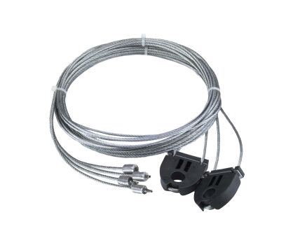 Zestaw lin stalowych 2mm L=4551mm z mocowaniem do bramy garażowej H=2125mm Wiśniowski nr kat. 98065