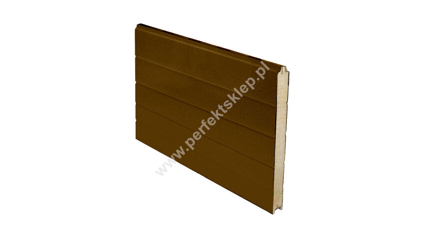 Panel przemysłowy symetryczny 3040*500*40mm RAL 8014/9010 Tecsedo
