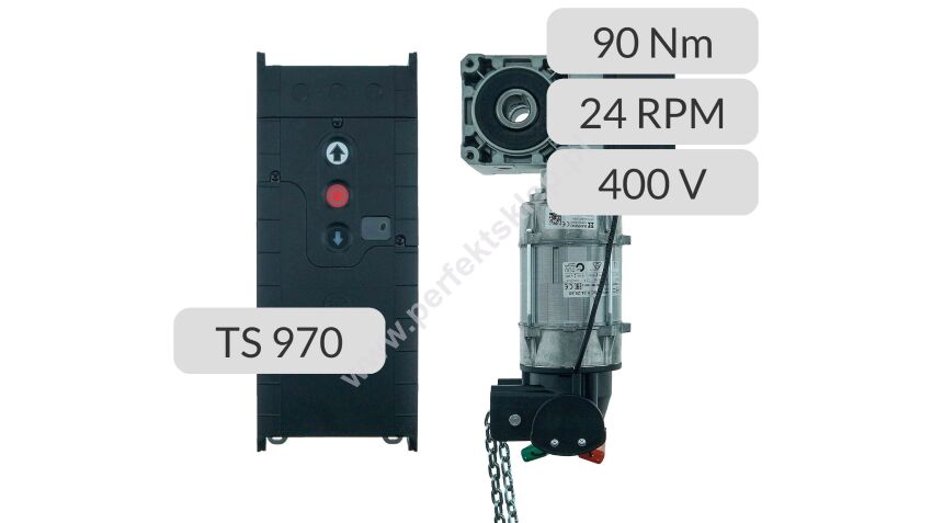 Napęd nasadowy SE 9.24-25,40 DES SK TS 970 Gfa Elektromaten nr kat. 14401273 ZESTAW TOTMAN (BEZ OSE)