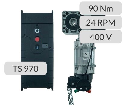 Napęd nasadowy SE 9.24-25,40 DES SK TS 970 Gfa Elektromaten nr kat. 14401273 ZESTAW TOTMAN (BEZ OSE)