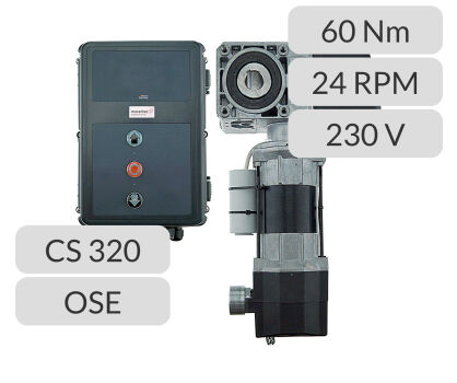 Napęd nasadowy STAW 1-6-24 KE 230V CS320LCD OSE Marantec nr kat. 197123