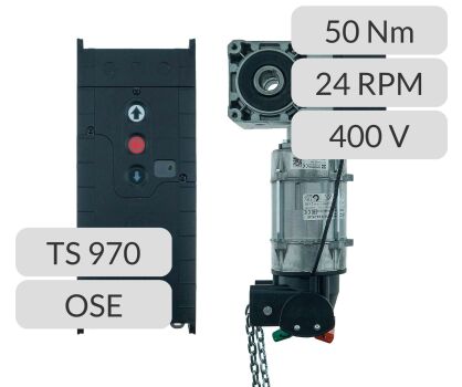 Napęd nasadowy SE 5.24-25,40 DES SK TS 970 OSE Gfa Elektromaten nr kat. 14401124 ZESTAW AUTOMAT